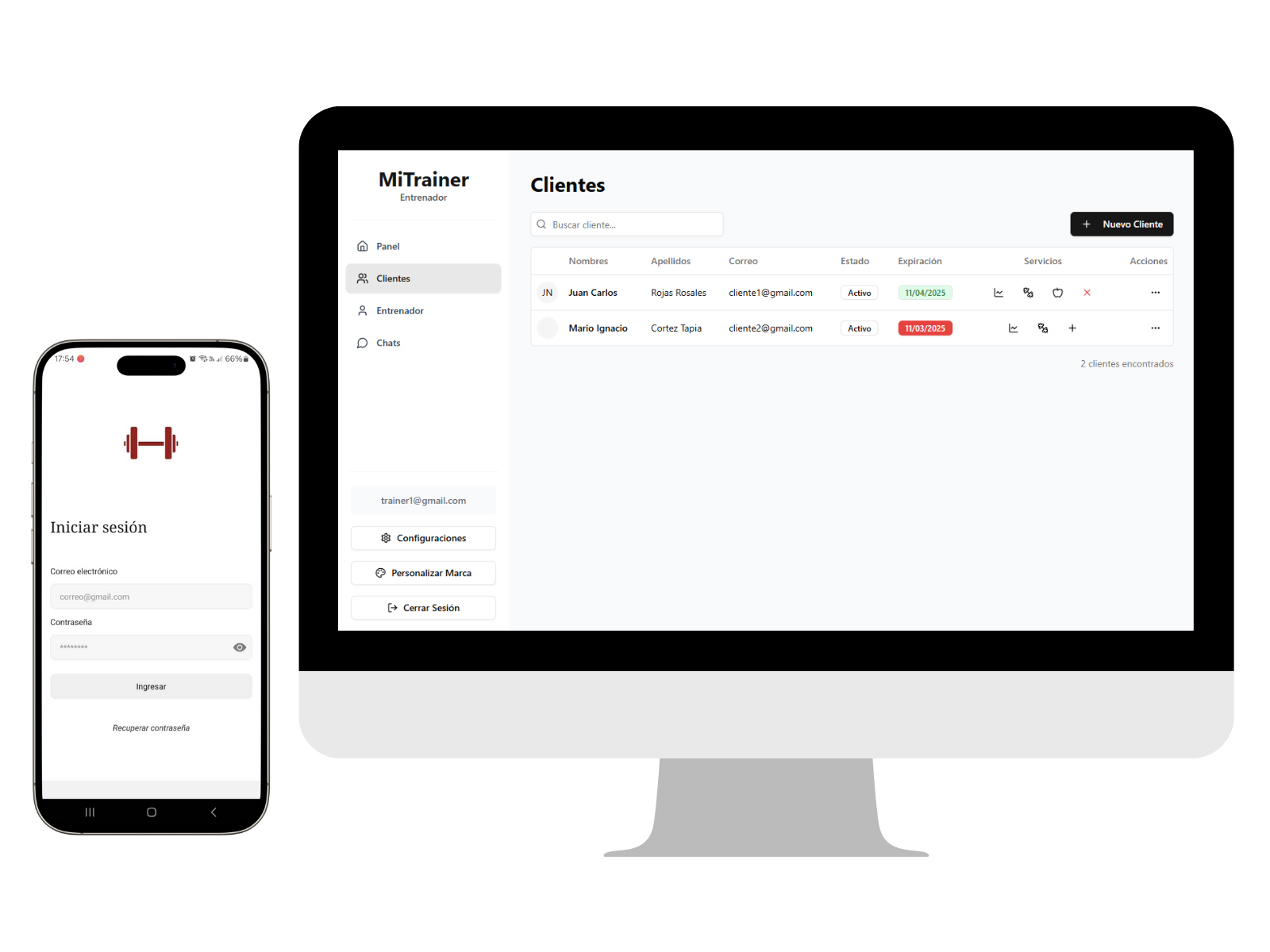 Gestión de Clientes